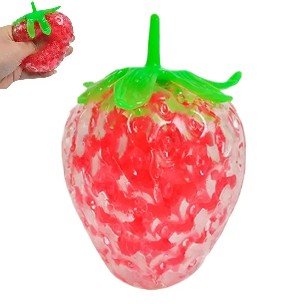 Strawberry Fruit Squishy Fidget Ball Sensory Squeeze Toy for Kids Fidget Squeeze Toy Richie's Red