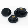 5pcs Knurled Plastic Adjustment Knobs M3–M8 with Brass Nut Insert Knurled Adjustment Knobs Richie's Blind Hole M3x15 head diameter