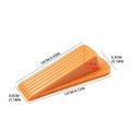 PVC Door Stopper Wedge Non-Slip Anti-Slam Punch-Free Holder Door Stopper Wedge Richie's Orange