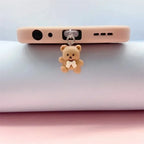 Bear Dust Plug Charm – Type-C, Micro USB & iOS Pendant Phone Dust Plug Charm Richie's