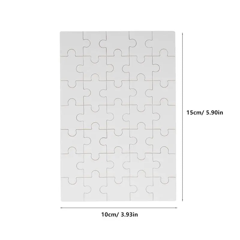 5-Set Blank Sublimation Puzzles | DIY Heat Transfer Wood Pieces Sublimation Puzzle Blanks Richie's