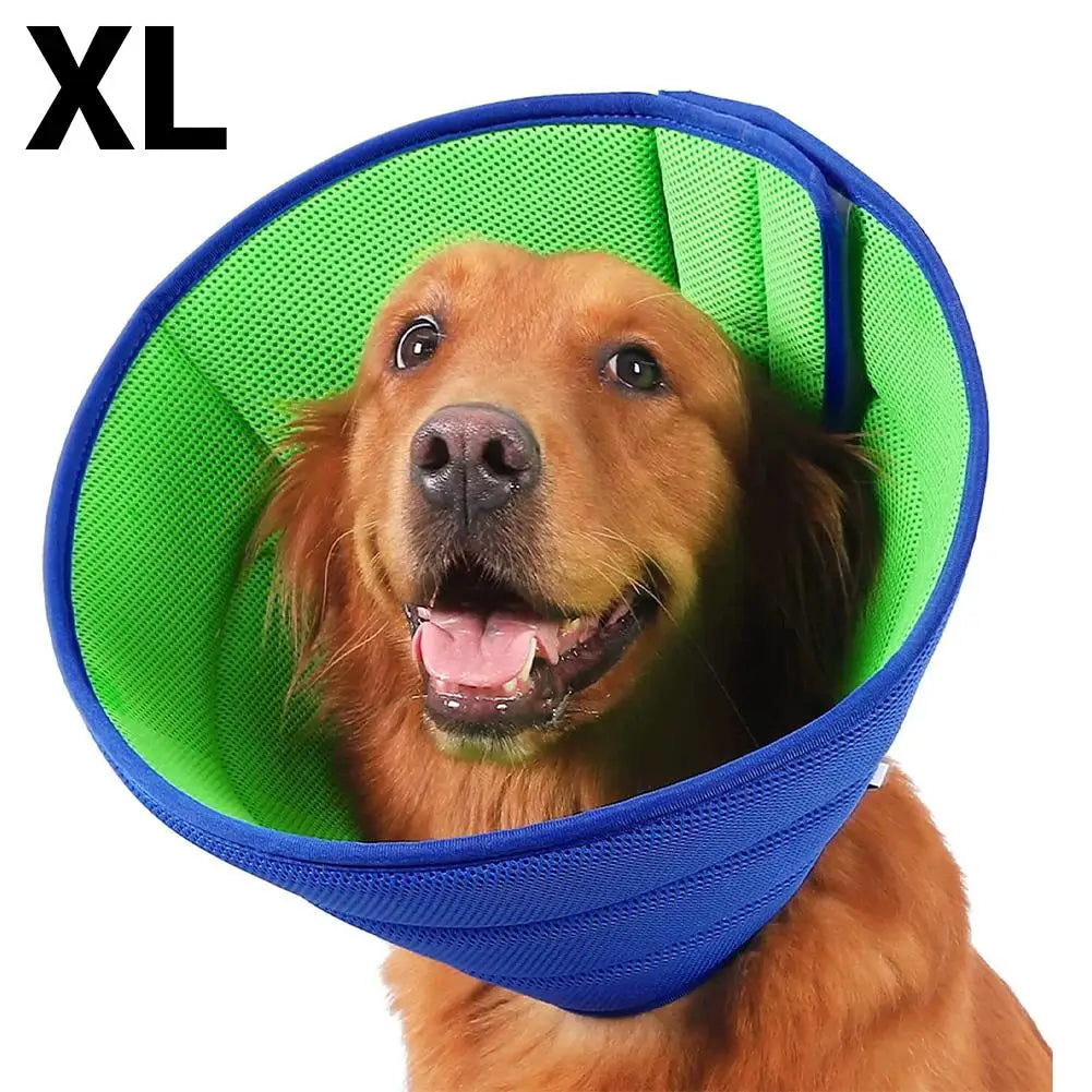 Soft Mesh Pet Recovery Collar Cone for Dogs & Cats | 4 Sizes Pet Recovery Collar Richie's XL