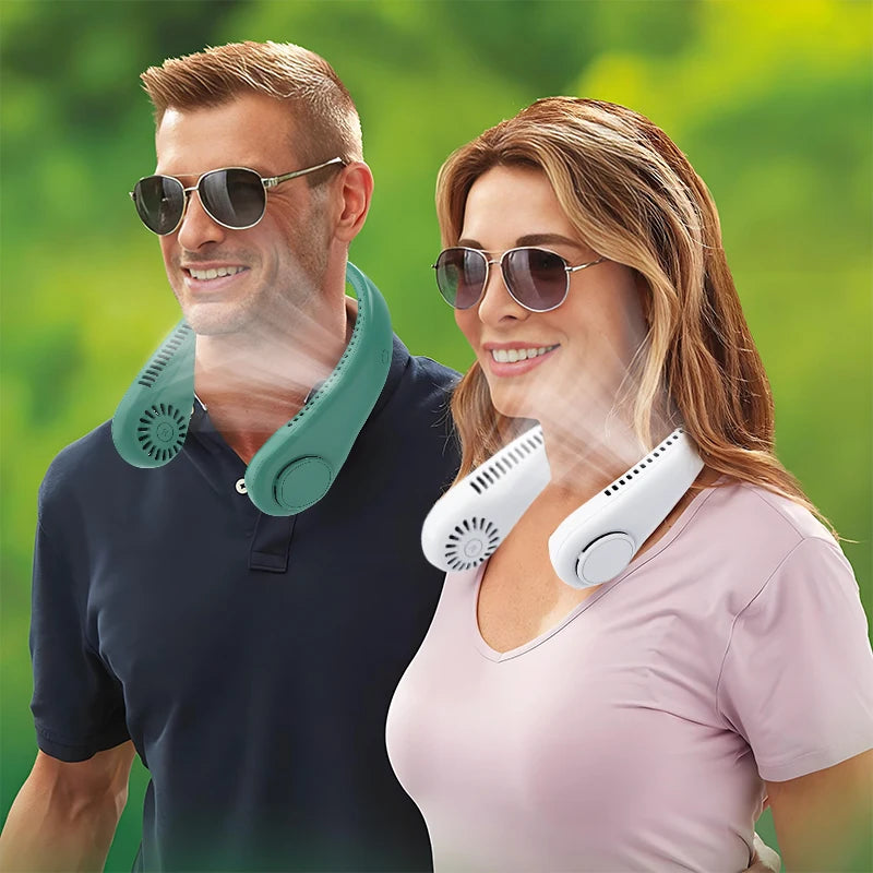 Portable Neck Fan 3-Speed Hands-Free 4000mAh Rechargeable Wearable Neck Fan Richie's