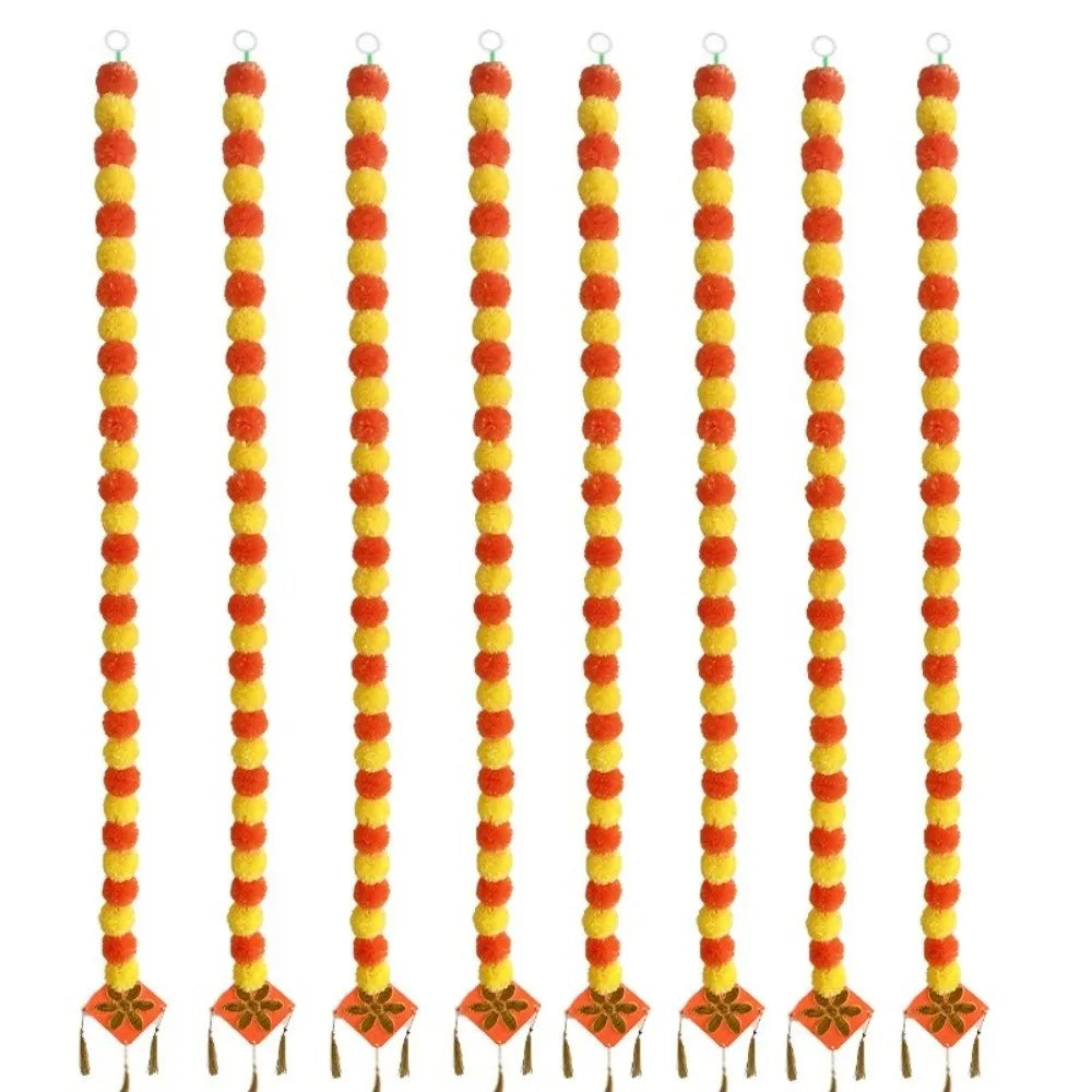 Artificial Marigold Garland – Diwali, Wedding & Festival Decor Artificial Flower Garland Richie's