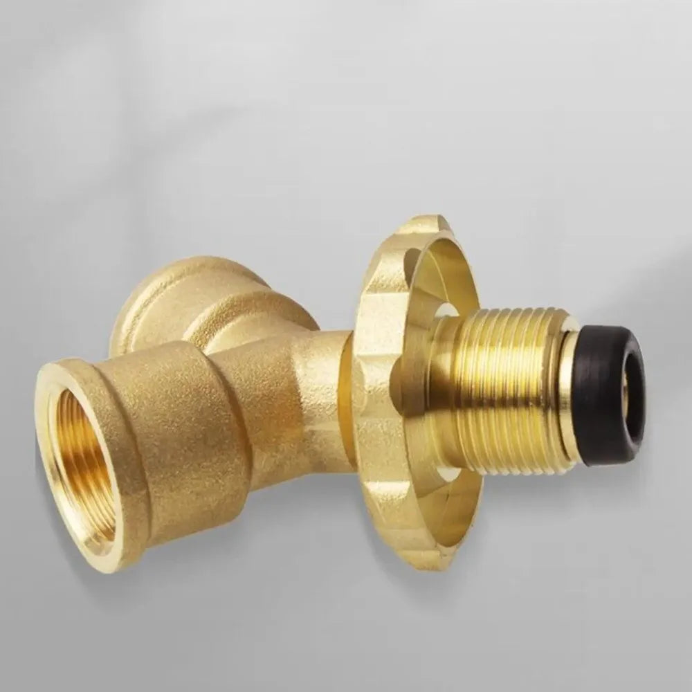Brass Y-Splitter Propane Gas Adapter | 3-Way Valve Fitting Gas Valve Adapter Richie's