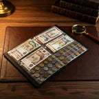10-Sheet Banknote & Coin Collection Book Storage Album Organizer Coin Collection Album Richie's