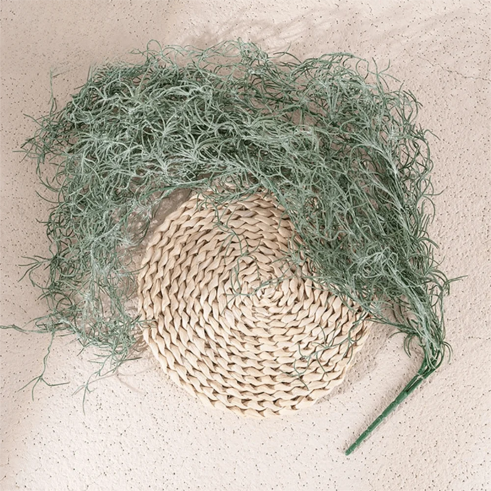 Artificial Hanging Grass Plant 91cm – Faux Green Wall Décor Artificial Hanging Plant Richie's Dark Green