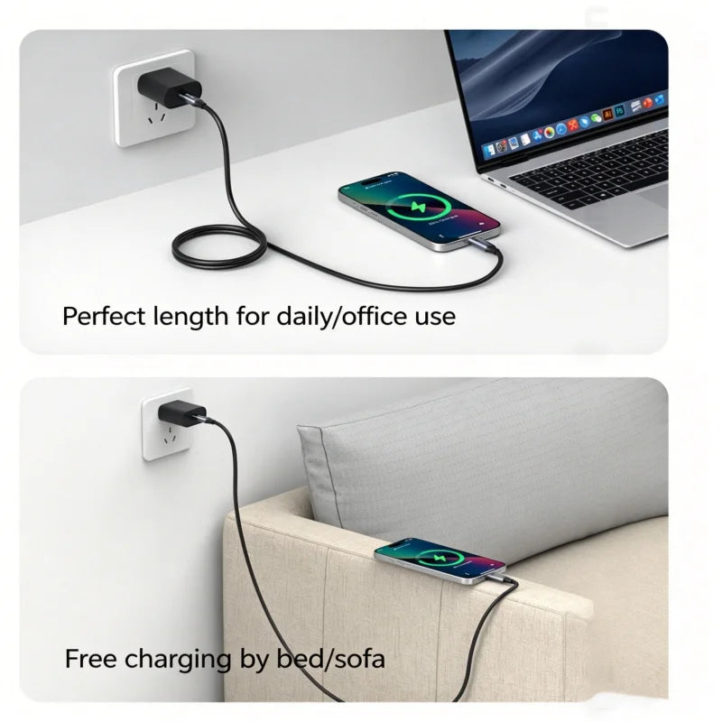 240W USB-C Cable 20Gbps 4K60Hz Fast Charging | FUCHU USB-C Cable Richie's