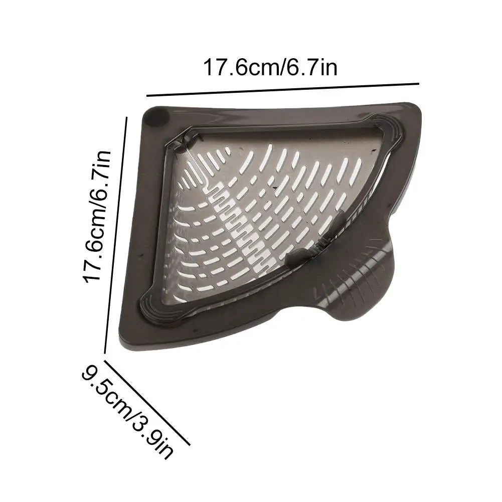 Magnetic Corner Sink Strainer Basket – Triangular Drain Rack Sink Strainer Basket Richie's
