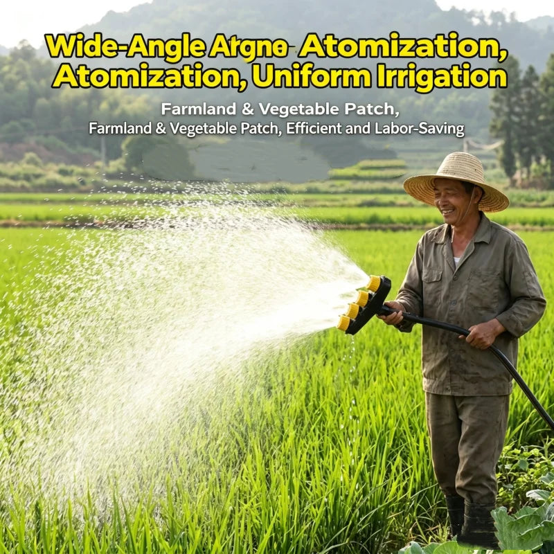 Adjustable Garden Mist Spray Nozzle – Lawn & Farm Irrigation Garden Spray Nozzle Richie's