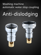 Brass Automatic Stopcock Washing Machine Faucet Wall Mounted Brass Stopcock Valve Richie's