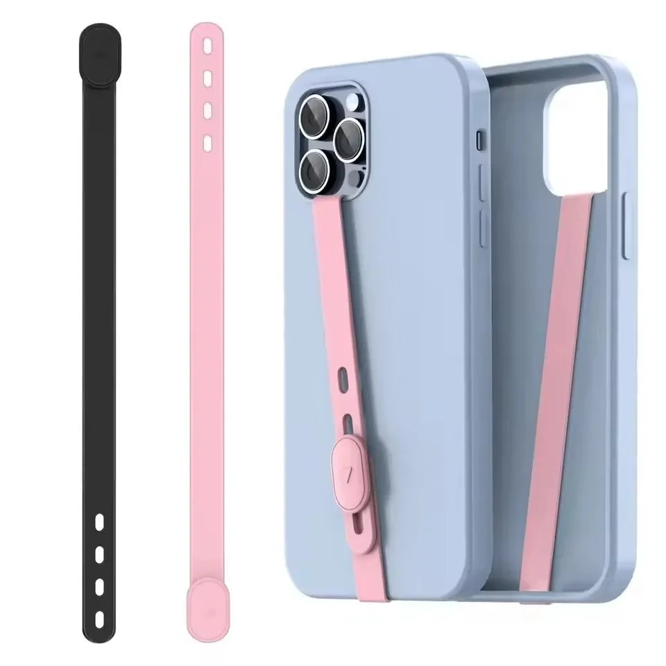 Silicone Phone Strap Wristband – Elastic Finger Ring Holder Phone Strap Holder Richie's