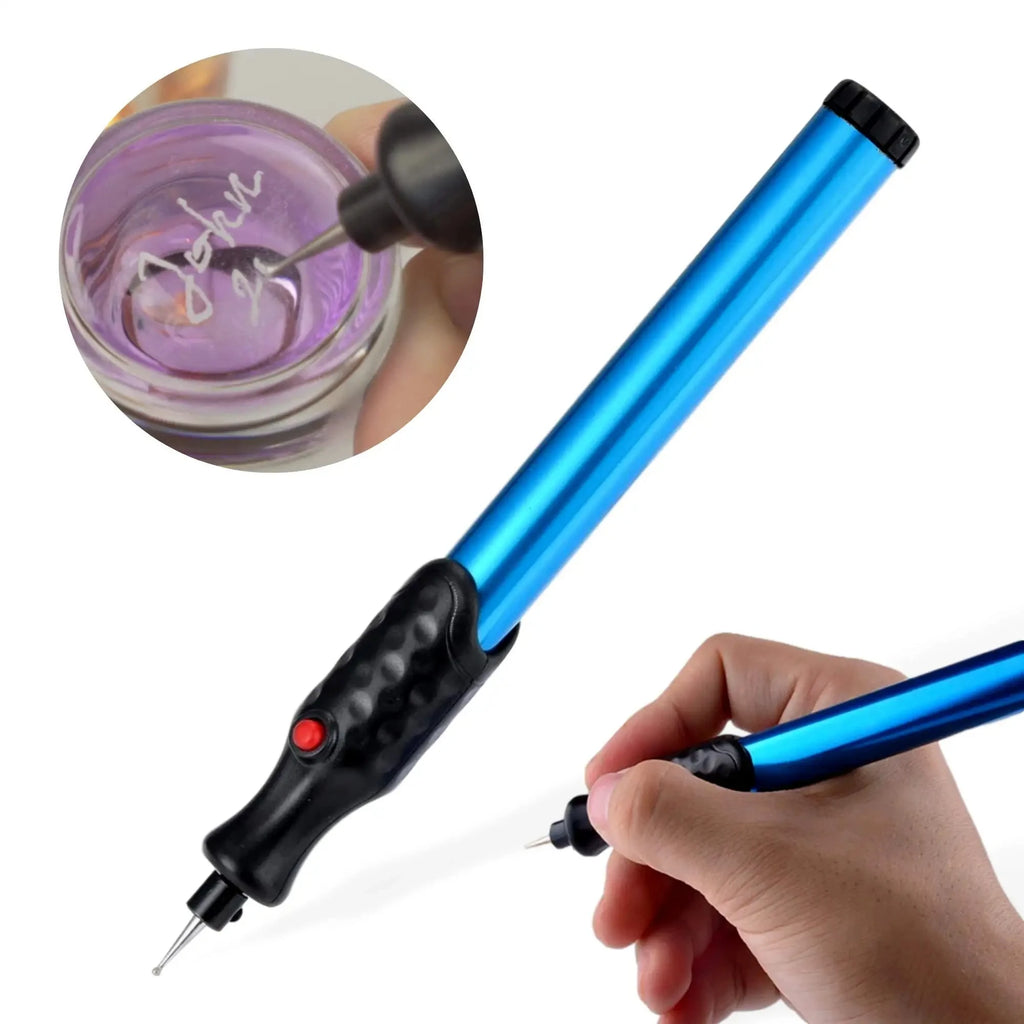 Cordless Electric Micro Engraver Pen – Metal Glass Wood DIY Engraving Tool Richie's