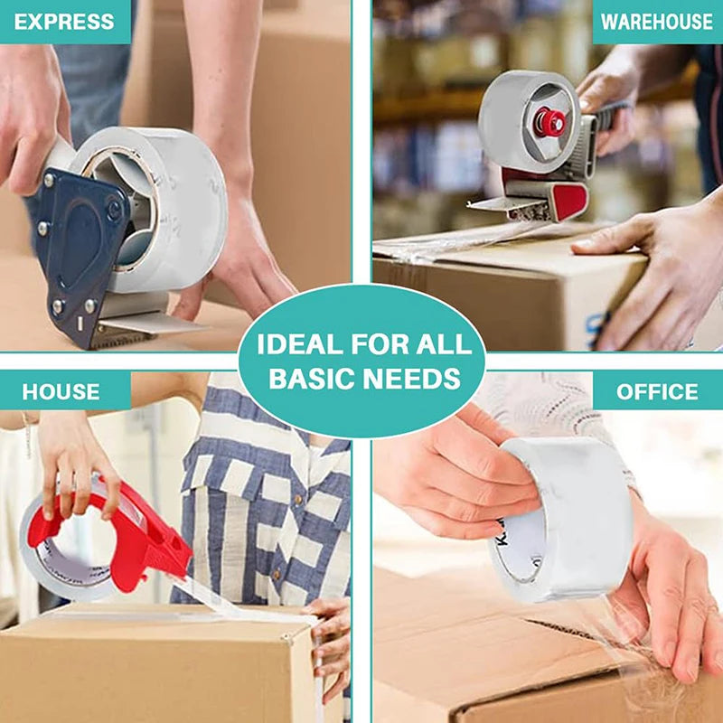 Heavy Duty Clear Packing Tape with Dispenser – Shipping Kit Tape Dispenser Set Richie's