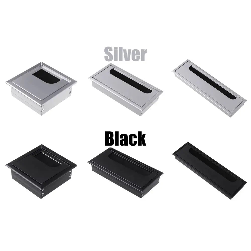 Rectangle Desk Cable Grommet Wire Hole Cover | Cable Organizer Desk Cable Grommet Richie's
