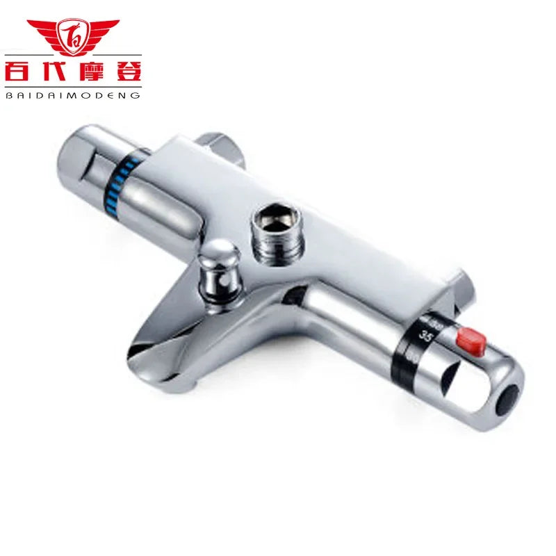 Thermostatic Bath Shower Mixer Valve – Chrome Wall Mounted Thermostatic Shower Valve Richie's