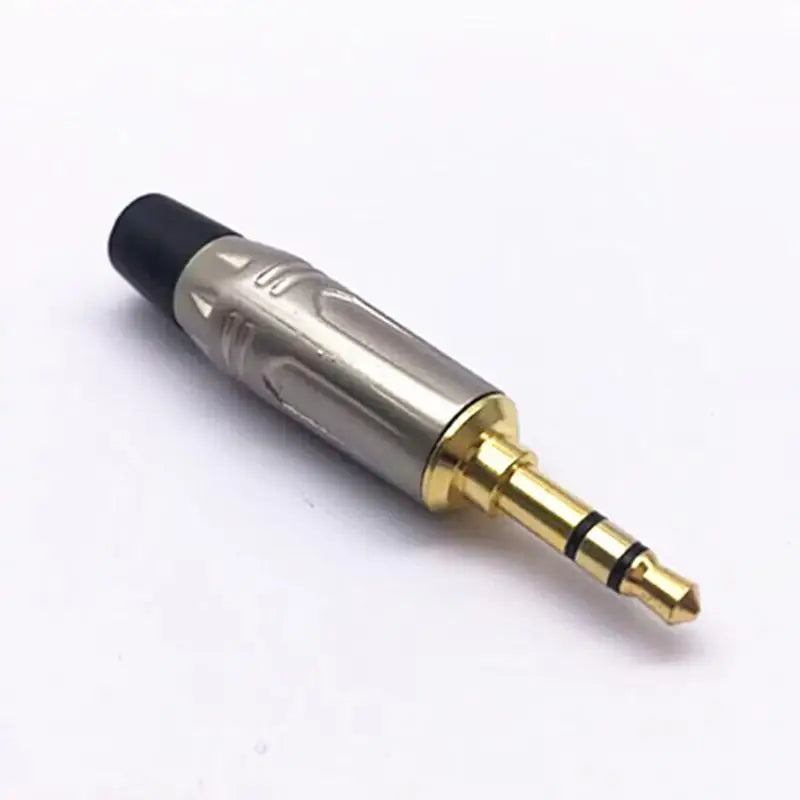 Gold-Plated 3.5mm Stereo Audio Plug DIY Headphone Jack Connector Audio Plug Connector Richie's A2