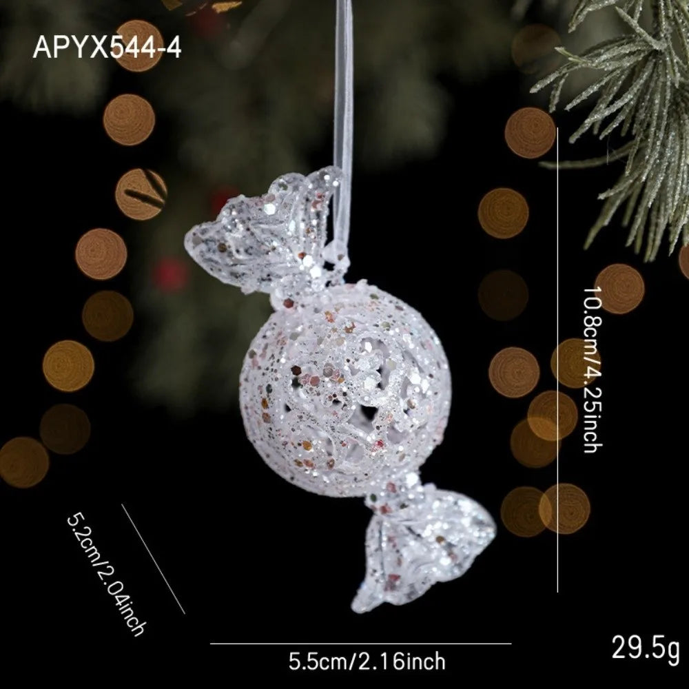 Glitter Pink Christmas Ornaments – Angel, Snowflake & Bell Christmas Ornament Richie's D
