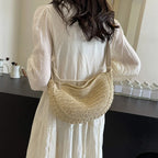 Bohemian Straw Woven Crossbody Bag – Women's Beach Handbag Straw Crossbody Bag Richie's