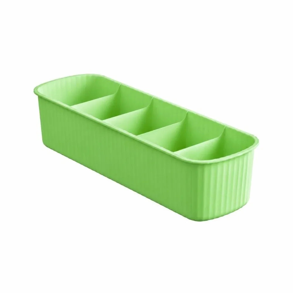 5-Grid Sock & Sundry Desktop Organizer Storage Box Drawer Organizer Box Richie's Green