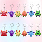 12 Pcs Cute Monster Keychains – Backpack & Party Gift Set Keychain Set Richie's 12 Pcs