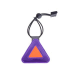PVC Triangle Reflective Bike Safety Sticker – Night Visibility Bike Reflective Sticker Richie's Purple