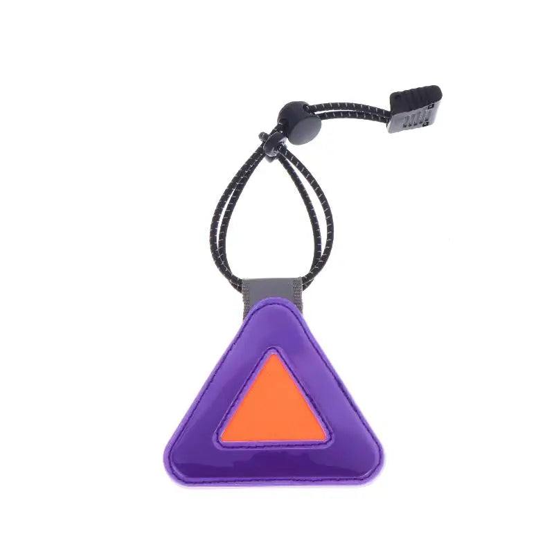 PVC Triangle Reflective Bike Safety Sticker – Night Visibility Bike Reflective Sticker Richie's Purple