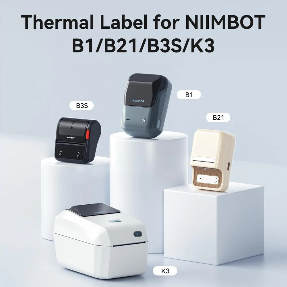 Niimbot Thermal Label Tape – Self-Adhesive Sticker for B1 B21 B3S Thermal Label Tape Richie's