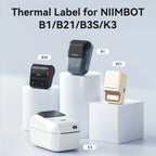 Niimbot Thermal Label Tape – Self-Adhesive Sticker for B1 B21 B3S Thermal Label Tape Richie's