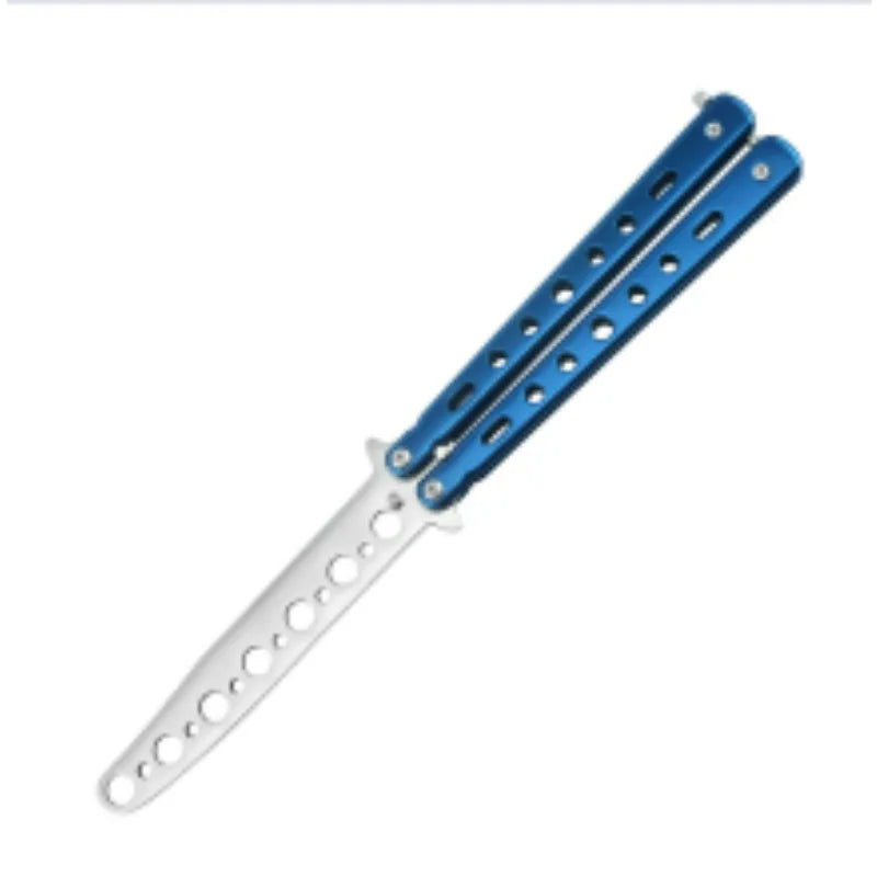 Stainless Steel Butterfly Trainer Knife – Balisong Flip Practice Butterfly Knife Trainer Richie's