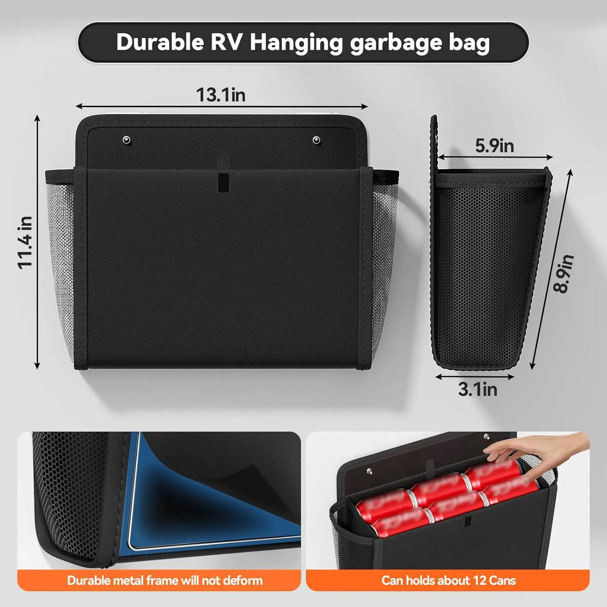 Wall-Mounted RV Storage Bag – Multi-Compartment Organizer Wall Storage Organizer Richie's