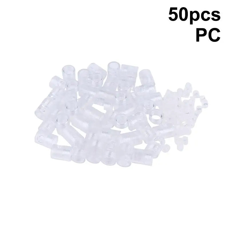 50Pcs M10 Plastic Cord Grips Cable Strain Relief Wire Clamps Cable Strain Relief Richie's PC 50pcs Transparent