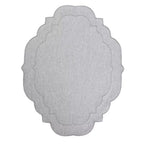 Cotton Linen Embroidered Placemats 45×35cm Anti-Slip Dining Linen Placemats Richie's Light Grey L