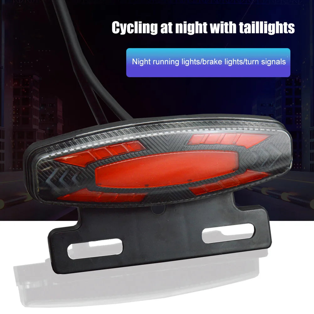 APWIKOGER 24-48V Ebike LED Front & Rear Light Set with Switch Ebike Light Set Richie's
