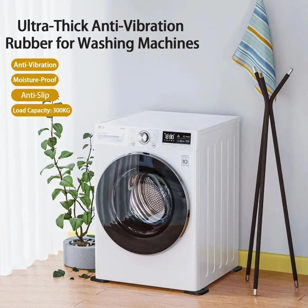 4Pcs Anti-Vibration Washing Machine Foot Pads | Anti-Slip Appliance Foot Pads Richie's