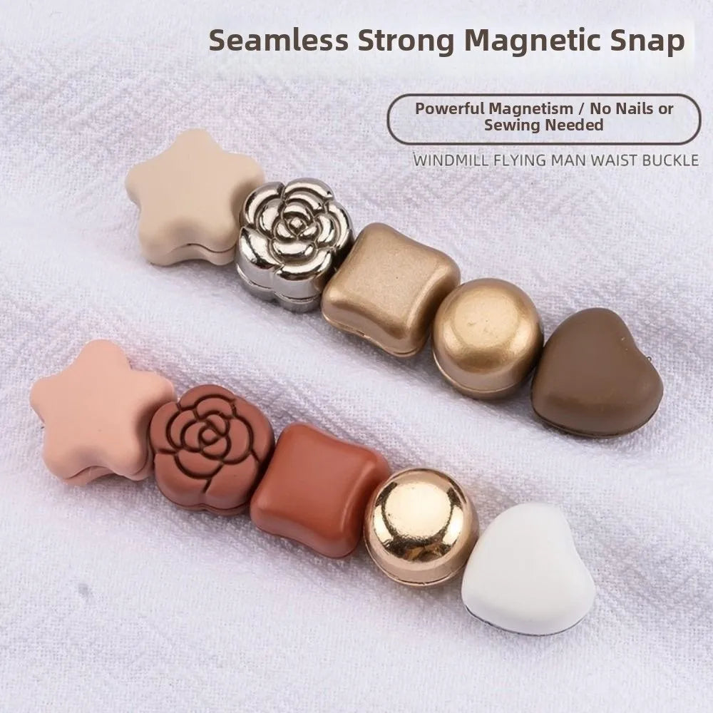Magnetic Scarf Pins Flatback Round Metal Fasteners | 6 Colors Scarf Pin Fasteners Richie's
