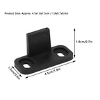 2pcs Adjustable Barn Door Floor Guide Black POM Sliding Door Barn Door Floor Guide Richie's