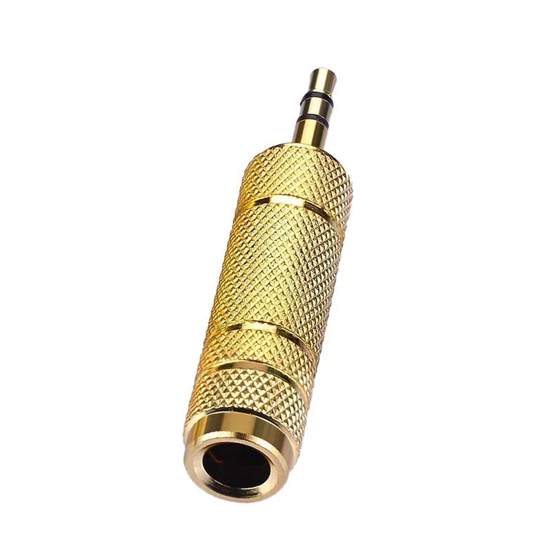 6.35mm to 3.5mm Headphone Adapter | Gold-Plated Audio Converter Audio Jack Adapter Richie's 3.5mm to 6.5mm