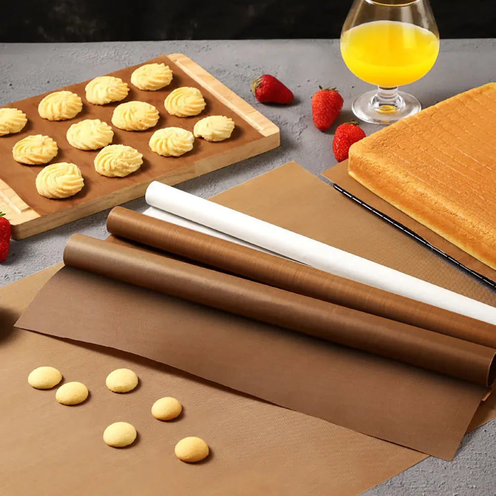 4-Pack PTFE Reusable Nonstick Baking Mats – Oven & BBQ Liner Reusable Baking Mats Richie's