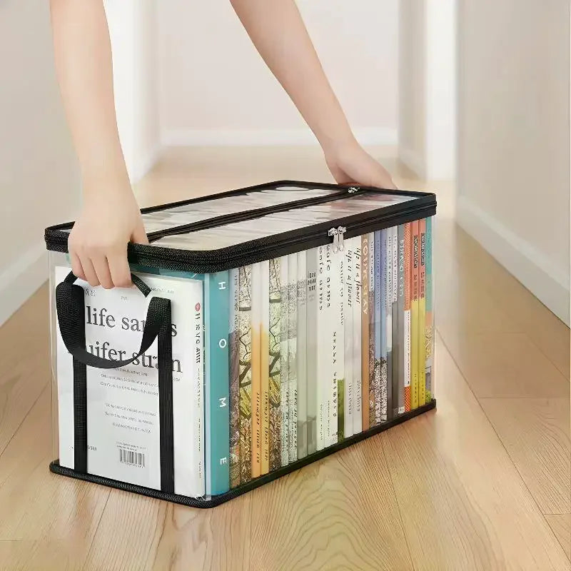 Clear PVC Flip-Top Organizer Box – Large Multi-Purpose Storage Storage Organizer Box Richie's