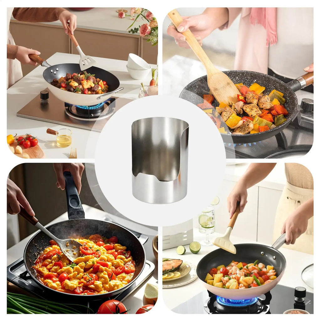 Stainless Steel Pot Lid & Spoon Rest Holder | Kitchen Organizer Utensil & Lid Holder Richie's