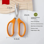 Stainless Steel Kitchen Scissors – Sharp Ergonomic Shears Kitchen Scissors Richie's A8