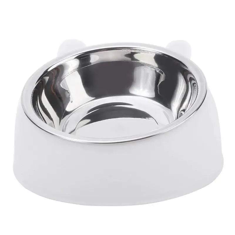 Stainless Steel Cat Bowl 15° Tilted Non-Slip Pet Food Dish Pet Feeding Bowl Richie's