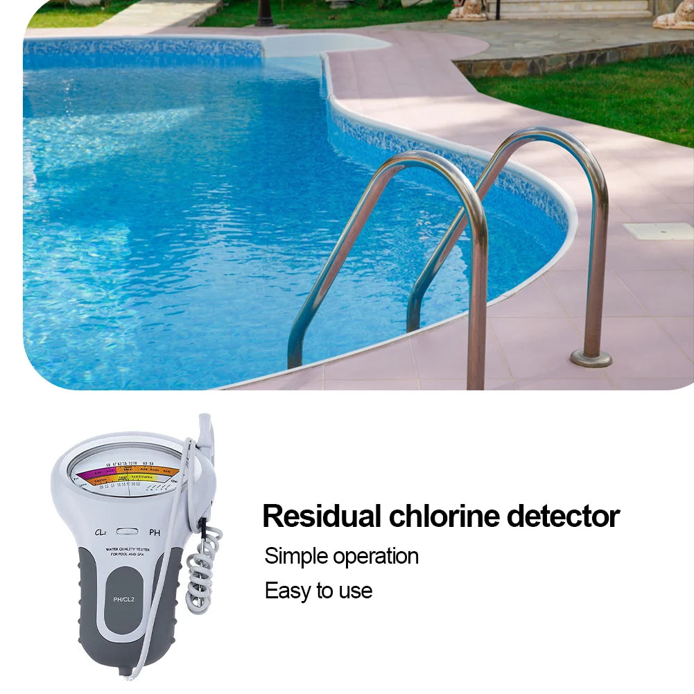 2-in-1 Digital pH & Chlorine Tester – Pool & Spa Meter Pool Water Tester Richie's