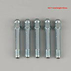 5Pcs Metric Zerk Grease Nipple Fittings M6 M8 M10 Lengthened Head Grease Zerk Fittings Richie's M6 40mm