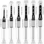Square Hole Drill Bit Adapter & Mortising Chisel Kit – Cast Aluminum Woodworking Drill Adapter Richie's Square drill kit