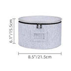 Zippered Felt Storage Bag – Multi-Use Home Organizer Bucket Felt Storage Organizer Richie's M