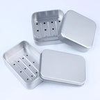 Square Aluminum Soap Box with Lid – Travel Soap Dish Travel Soap Dish Richie's