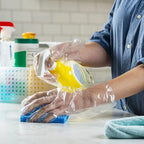 100Pcs TPE Disposable Gloves – Latex-Free, Non-Slip, Transparent Disposable Gloves Richie's