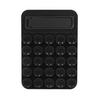 Foldable Silicone Suction Phone Mount – Shower Mirror Holder Phone Suction Mount Richie's Black